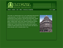 Tablet Screenshot of ligna.cz